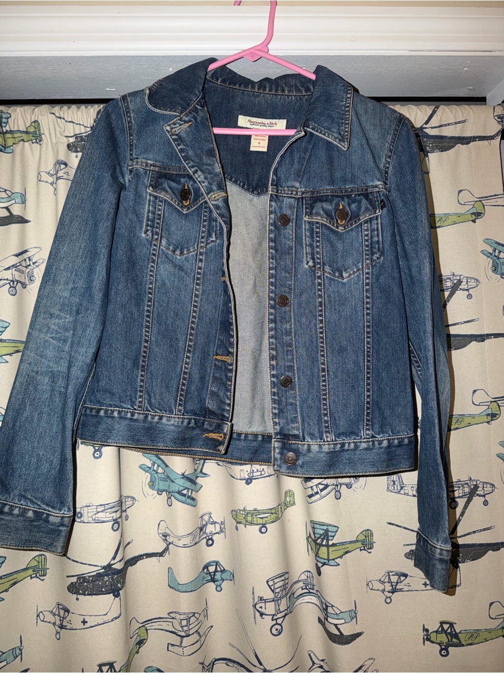 Y2K Abercrombie & Fitch Classic Blue Denim Jacket